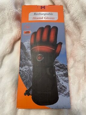 New Heated Gloves 5V 6000mAh Rechargeable for Men or Women Waterproof size L